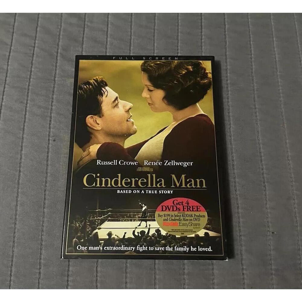 Cinderella Man (DVD, 2005, Widescreen) With Slip Cover Excellent Condition